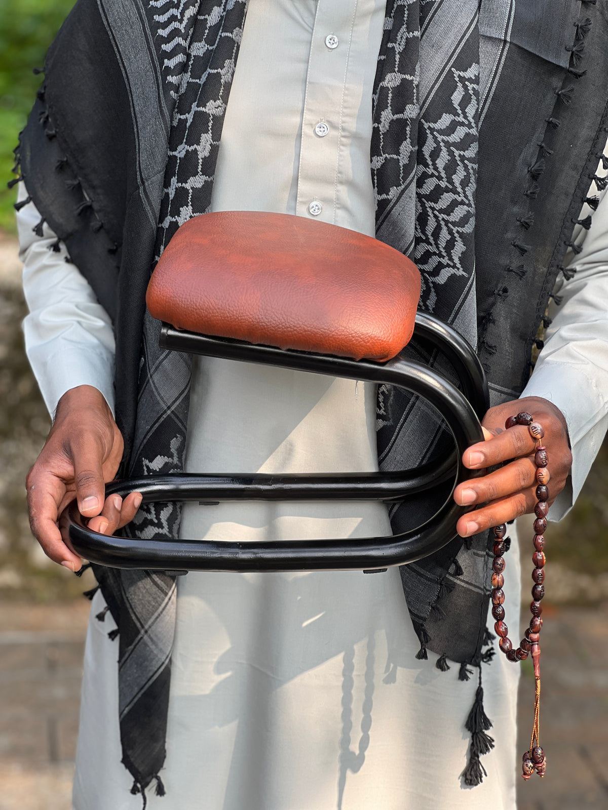 SujoodMate – Knee & Back Support Prayer Chair for Seniors | Comfortable Namaz Without Pain