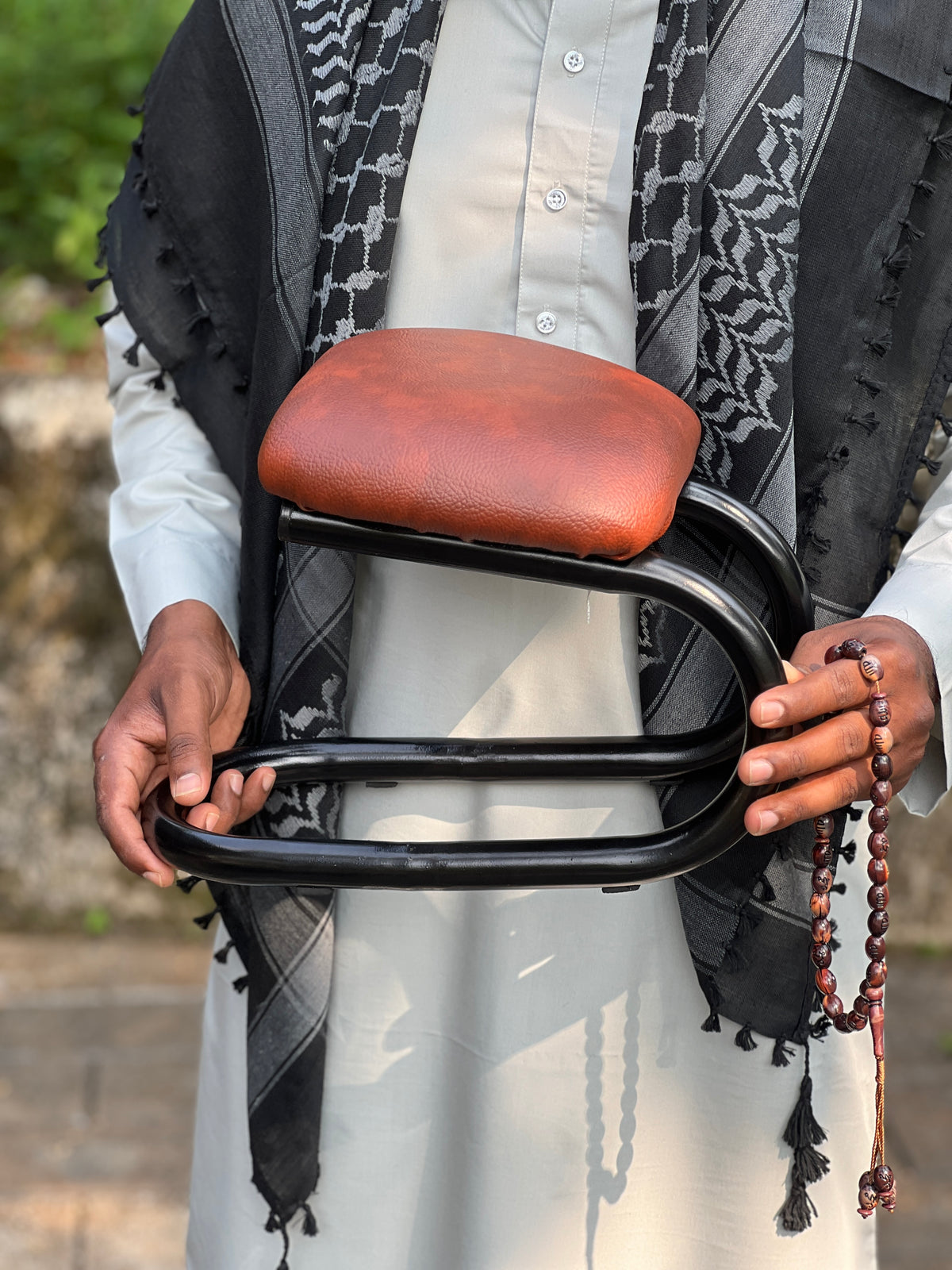 SujoodMate – Knee & Back Support Prayer Chair for Seniors | Comfortable Namaz Without Pain