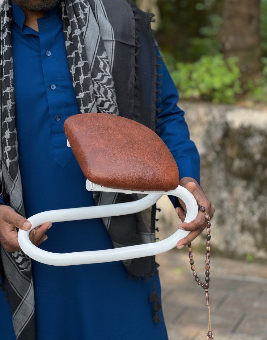 SujoodMate – Knee & Back Support Prayer Chair for Seniors | Comfortable Namaz Without Pain